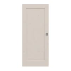 Drzwi przesuwne TE-1 Świerk z sękami białe Lite drewno