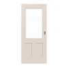 Drzwi przesuwne TM-21 Świerk z sękami białe Lite drewno