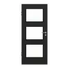 HÖRMANN drzwi wewnętrzne len czarny Duradecor Proline Concepto z przeszkleniem LA 11