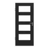 HÖRMANN drzwi wewnętrzne len czarny Duradecor Proline Concepto z przeszkleniem LA 9