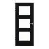 HÖRMANN drzwi wewnętrzne ultramatowy czarny Duradecor Proline Concepto z przeszkleniem LA 11