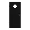 HÖRMANN drzwi wewnętrzne ultramatowy czarny Duradecor Proline Concepto z przeszkleniem LA 6 romb
