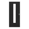 HÖRMANN drzwi przesuwne Leinen czarny Duradecor Proline Concepto z przeszkleniem LA 24