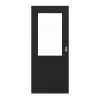 HÖRMANN drzwi przesuwne len czarny Duradecor Proline Concepto z przeszkleniem LA 7
