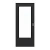 HÖRMANN drzwi przesuwne Łupek czarny Duradecor Proline Concepto z przeszkleniem LA-DIN