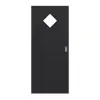 HÖRMANN drzwi przesuwne Łupek czarny Duradecor Proline Concepto z przeszkleniem LA 6 romb