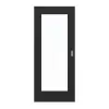 HÖRMANN drzwi przesuwne Łupek czarny Duradecor Proline Concepto z przeszkleniem LA 8