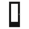 HÖRMANN drzwi przesuwne ultramatowy czarny Duradecor Proline Concepto z przeszkleniem LA-DIN