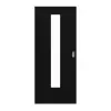 HÖRMANN drzwi przesuwne ultramatowy czarny Duradecor Proline Concepto z przeszkleniem LA 24