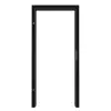 HÖRMANN ościeżnica do drzwi wejściowych do mieszkania ultramatowy czarny Concepto z zaokrągloną krawędzią