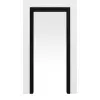 HÖRMANN system drzwi przesuwnych wewnątrzścienny ultramatowy czarny z ościeżnicą