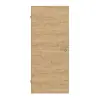 HÖRMANN zestaw drzwi wewnętrznych Zeroline, wzdłuż, dąb dziki matowy, fornir z drewna naturalnego, rewersyjne, z ościeżnicą i klamką