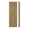 HÖRMANN drzwi wewnętrzne Pure 1 dąb naturalny Duradecor DesignLine z przeszkleniem od strony zamka