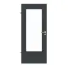 LEBO drzwi wewnętrzne ultramatowy antracyt podobny do RAL 7016 Versio z przeszkleniem LA-DIN