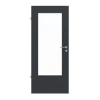 LEBO Drzwi wewnętrzne Cotton Like Antracyt podobny do RAL 7016 Versio z przeszkleniem LA-DIN