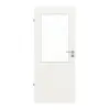 LEBO drzwi wewnętrzne biel ultramatowa podobna do RAL 9016 Versio z przeszkleniem LA 7