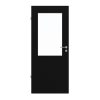 LEBO Drzwi wewnętrzne Ultramat Czarne podobne do RAL 9005 Wersja z przeszkleniem LA 7