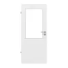 LEBO drzwi wewnętrzne biel strukturyzowana podobna do RAL 9016 Versio z przeszkleniem LA 7