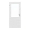 LEBO Drzwi wewnętrzne Cotton Like Białe podobne do RAL 9016 Wersja z przeszkleniem LA 7