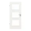 LEBO drzwi wewnętrzne biel ultramatowa podobny do RAL 9016 Versio z przeszkleniem LA 11