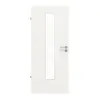 LEBO drzwi wewnętrzne biel ultramatowa podobna do RAL 9016 Versio z przeszkleniem LA 24 na środku