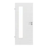 LEBO Drzwi wewnętrzne Cotton Like Białe podobne do RAL 9016 Wersja z przeszkleniem LA 24 po stronie zawiasów