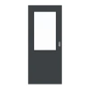 LEBO Drzwi przesuwne Ultramat Antracyt podobne do RAL 7016 Wersja z przeszkleniem LA 7