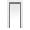 LEBO system przesuwne drzwi w ścianie ultramatowe Hygge Szare podobne do RAL 7037 Versio