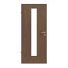 WESTAG Drzwi wewnętrzne Orzech Trentino NU 717 PortaLit CPL z przeszkleniem LA-1 na środku