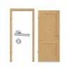 Zestaw drzwi wewnętrznych TM-2 dąb sękaty drewno lite z ościeżnicą i klamką