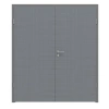 LEBO Drzwi podwójne Cotton Like Hygge Szary podobny do RAL 7037 Wersja z ościeżnicą
