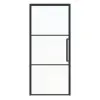 ERKELENZ zestaw drzwi wewnętrzne SteelLine stalowe drzwi loftowe ze szprosami 0-2 z ościeżnicą