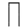 CLASSEN ościeżnica Uni czarny folia dekoracyjna z zaokrągloną krawędzią