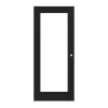 CLASSEN drzwi przesuwne rama 5.6 Uni czarny folia dekoracyjna z przeszkleniem