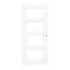 CLASSEN drzwi przesuwne rama 5.7 biel uni folia dekoracyjna z przeszkleniem