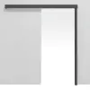 System drzwi przesuwnych naścienny CLASSEN Uni Grafit folia dekoracyjna bez ościeżnicy