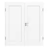 CLASSEN drzwi dwuskrzydłowe rama 5.5 biel uni folia dekoracyjna z ościeżnicą