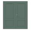CLASSEN drzwi dwuskrzydłowe rama 5.9 Uni Green folia dekoracyjna z ościeżnicą
