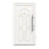 Drzwi zewnętrzne z tworzywa sztucznego T015 Premium Plus z wycięciem na szybę