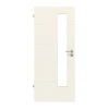 LEBO TGL Drzwi wewnętrzne Light 15 Biały lakier 9010 z przeszkleniem LA-24 po stronie zamka