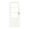 CLASSEN drzwi wewnętrzne Natura LA 2/3 White Primo z przeszkleniem