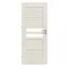 CLASSEN drzwi wewnętrzne Lukka M4 jesion biały 3D Look z przeszkleniem
