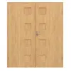 CLASSEN drzwi dwuskrzydłowe Modena 4 dąb olejowane 3D Look w tym ościeżnica