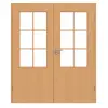 CLASSEN drzwi dwuskrzydłowe Natura LA 2/3 buk Primo wraz z ościeżnicą z przeszkleniem