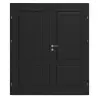 CLASSEN drzwi dwuskrzydłowe Svin M1.3 Uni Black Iridium z ościeżnicą