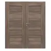 CLASSEN drzwi dwuskrzydłowe Lukka M1 Ash Graphite Iridium z ramą 
