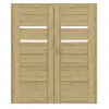 CLASSEN drzwi dwuskrzydłowe Magnetic M3 Riviera dąb 3D Look z przeszkleniem i ościeżnicą