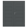 CLASSEN drzwi podwójne Magnetic M1 Uni Graphite Iridium z ramą 
