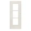CLASSEN drzwi przesuwne Demeter M3 jesion biały 3D Look z przeszkleniem