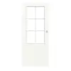 CLASSEN drzwi przesuwne Natura LA 2/3 biały Primo z przeszkleniem